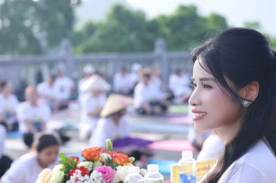 Á hậu Đặng Thị Tân cùng hàng trăm người lan tỏa thông điệp sống khỏe tại Tam Chúc