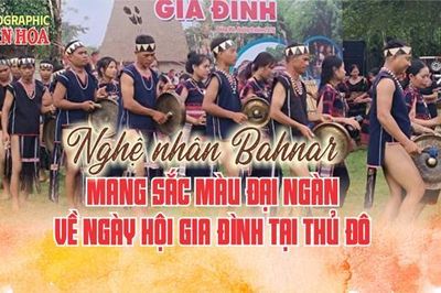 (Infographic) Nghệ nhân Bahnar mang sắc màu đại ngàn về Ngày hội gia đình tại Thủ đô