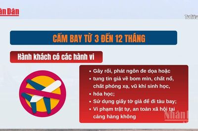 [Video] Quy định mới về cấm bay: Hành khách vi phạm có thể bị cấm bay vĩnh viễn