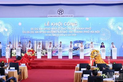 Thủ tướng Lê Minh Hưng dự lễ khởi công đồng loạt các dự án nhà ở cho thuê và đường sắt đô thị thành phố Hà Nội