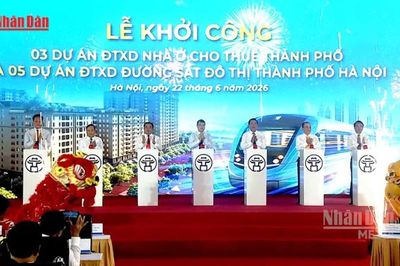 [Video] Hà Nội khởi công đồng thời 5 tuyến metro và 3 dự án nhà ở cho thuê