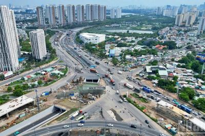 [Ảnh] Thành phố Hồ Chí Minh tăng tốc hoàn thiện nút giao An Phú