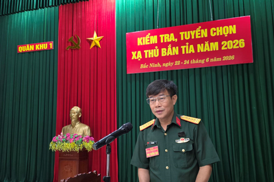 Quân khu 1 khai mạc kiểm tra, tuyển chọn xạ thủ bắn tỉa năm 2026