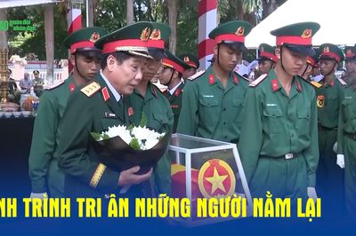 Hành trình tri ân những người nằm lại