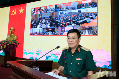 Chủ nhiệm Tổng cục Hậu cần - Kỹ thuật đối thoại dân chủ với quân nhân