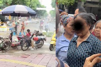 Hé lộ nguyên nhân vụ bà bán rau bị xịt nước chảy máu mắt ở Phú Thọ