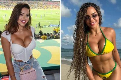 Nữ CĐV Colombia quyến rũ hết nấc, khuấy động khán đài sân Azteca