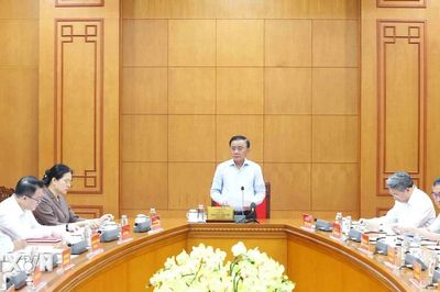 Thường trực Ban Bí thư họp với Văn phòng TW Đảng về một số dự án trọng điểm