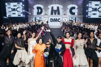 Dàn hoa hậu đình đám 'bùng nổ' sàn runway đêm bế mạc tuần thời trang quốc tế