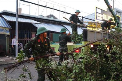 Đồng Tháp khẩn trương khắc phục thiệt hại do mưa giông, lốc xoáy
