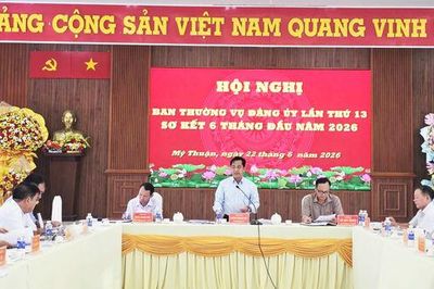 Đảng bộ xã Mỹ Thuận tập trung lãnh đạo, chỉ đạo thực hiện các nhiệm vụ chính trị