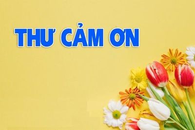 Thư cảm ơn
