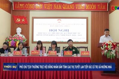 Đại biểu HĐND tỉnh tiếp xúc cử tri tại xã Mường Nhà và Thanh Nưa