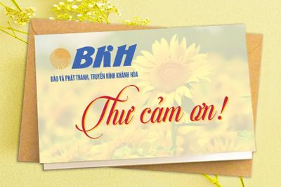 Thư cảm ơn!
