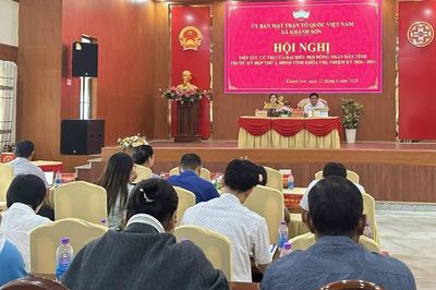 Đại biểu HĐND tỉnh Khánh Hòa tiếp xúc cử tri 3 xã khu vực Khánh Sơn