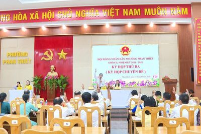 HĐND phường Phan Thiết thông qua nghị quyết về sắp xếp tổ dân phố