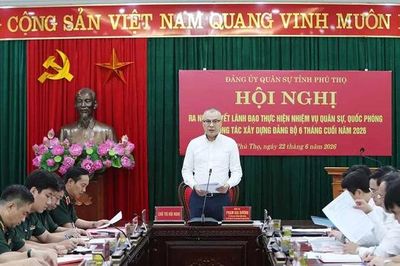 Đảng ủy Quân sự tỉnh: Ra Nghị quyết lãnh đạo thực hiện nhiệm vụ quân sự, quốc phòng và công tác xây dựng Đảng bộ 6 tháng cuối năm 2026