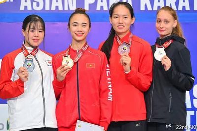 Võ sĩ Nguyễn Thị Diệu Ly giành HCV tại giải vô địch châu Á 2026