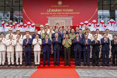 Tổng Bí thư, Chủ tịch nước dự lễ kỷ niệm 80 năm ngày truyền thống Học viện ANND
