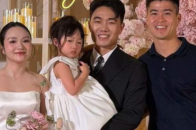 Con gái 4 tuổi của Lương Xuân Trường và bà xã Nhuệ Giang gây chú ý