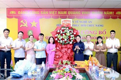 Bổ nhiệm Giám đốc Bệnh viện Phục hồi chức năng Nghệ An