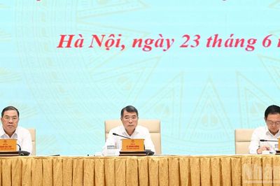 [Ảnh] Thủ tướng Lê Minh Hưng chủ trì Phiên họp chuyên đề thúc đẩy phát triển khoa học công nghệ và đổi mới sáng tạo