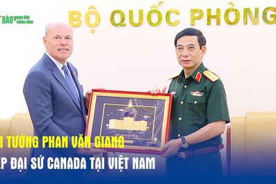 Đại tướng Phan Văn Giang tiếp Đại sứ Canada tại Việt Nam