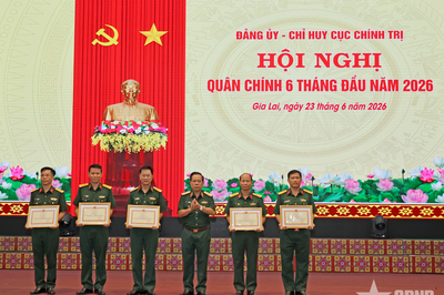 Cục Chính trị Quân đoàn 34 tổ chức Hội nghị quân chính 6 tháng đầu năm 2026