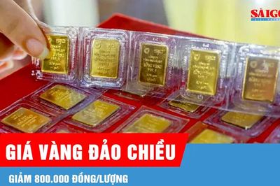 Sáng 23-6, giá vàng đảo chiều, giảm 800.000 đồng/lượng