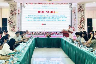 Hỗ trợ toàn bộ hoặc phần lớn chi phí đào tạo, vé máy bay cho người đi làm việc ở nước ngoài theo thỏa thuận quốc tế