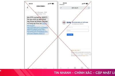 EVN cảnh báo thủ đoạn lừa đảo mới bằng tin nhắn OTP giả mạo