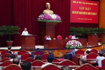 'Làm tốt quy hoạch hôm nay là chuẩn bị năng lực lãnh đạo của Đảng trong ngày mai'