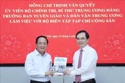 Trưởng Ban Tuyên giáo và Dân vận Trung ương: Xây dựng Tạp chí Cộng sản thực sự là cơ quan lý luận chính trị hàng đầu