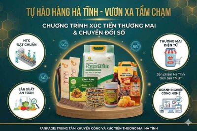 Người Hà Tĩnh ưu tiên dùng sản phẩm địa phương trên sàn thương mại điện tử