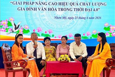 Xã Nhơn Mỹ tuyên dương 31 gia đình văn hóa tiêu biểu năm 2026