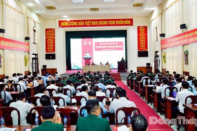 Đảng ủy Quân sự tỉnh Đồng Tháp lãnh đạo hoàn thành tốt nhiệm vụ 6 tháng đầu năm