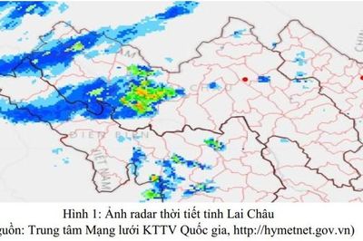 Cảnh báo dông, lốc, sét, mưa đá và mưa lớn cục bộ tỉnh Lai Châu