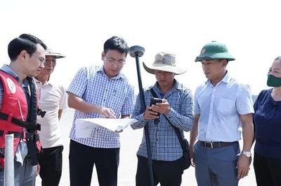 Xác định phạm vi khai thác mỏ cát lòng sông Hồng của Công ty TNHH Quyết Thắng