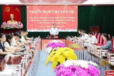 Phiên họp chuyên đề về thúc đẩy phát triển khoa học, công nghệ, đổi mới sáng tạo