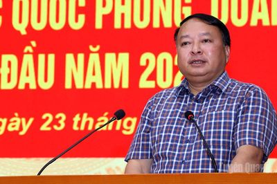 Chủ tịch UBND tỉnh Phan Huy Ngọc: Tiếp tục tham mưu lãnh đạo thực hiện tốt nhiệm vụ công quốc phòng