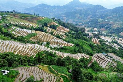 Mùa nước đổ trên danh thắng ruộng bậc thang Hoàng Su Phì