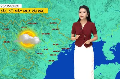 Dự báo thời tiết trưa | 23/06/2026