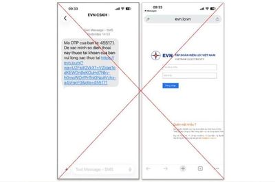 EVN cảnh báo thủ đoạn lừa đảo mới bằng tin nhắn OTP