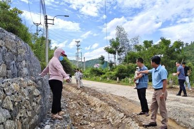 Phường Nùng Trí Cao nghiệm thu, đưa vào sử dụng công trình khắc phục hậu quả thiên tai