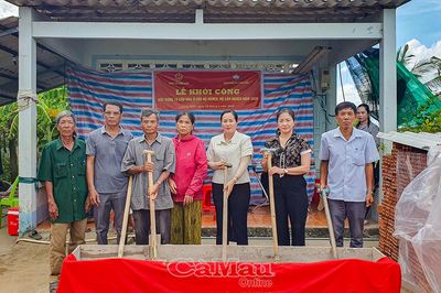 Long Điền khởi công xây dựng 10 căn nhà cho hộ nghèo đồng bào Khmer