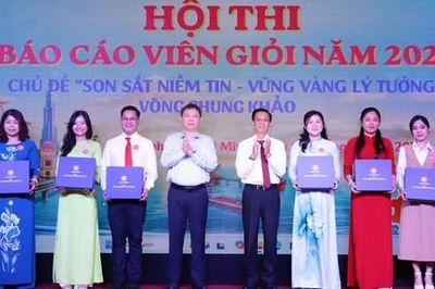 Hội thi Báo cáo viên giỏi TPHCM: 12 thí sinh xuất sắc vào vòng Chung kết xếp hạng