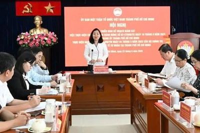 Mặt trận Tổ quốc TPHCM giám sát việc thực hiện chính sách phát triển kinh tế tư nhân