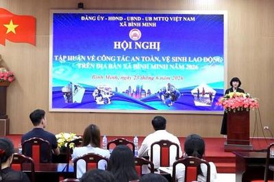 Xã Bình Minh xây dựng văn hóa an toàn lao động từ cơ sở