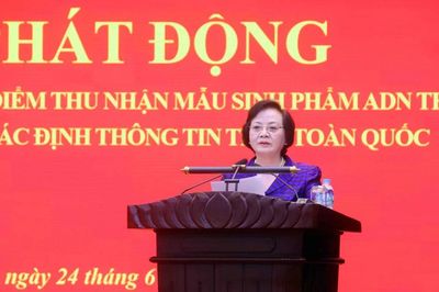 Bộ Công an phát động triển khai cao điểm thu nhận mẫu sinh phẩm ADN thân nhân liệt sĩ chưa xác định thông tin trên toàn quốc
