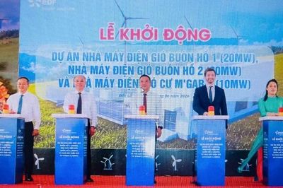 Khởi động cụm dự án điện gió hơn 2.000 tỷ đồng ở Đắk Lắk
